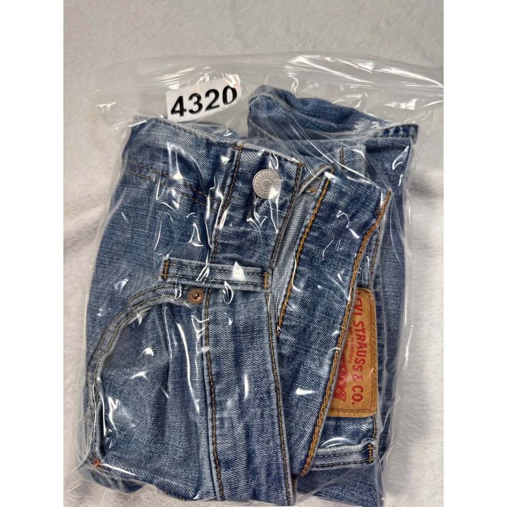 Levis 511 Slim Fit Jeans Mens Size 30x31 Light Wash Denim Blue Cotton Pants READ - Picture 8 of 8